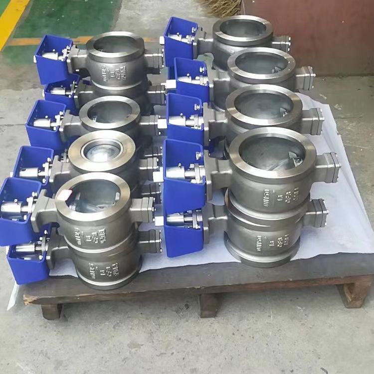對(duì)夾式v型球閥